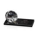 Gemstone Diamond on Black Crystal Award