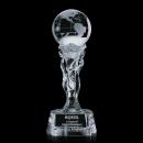 Athena Globe Spheres Crystal Award