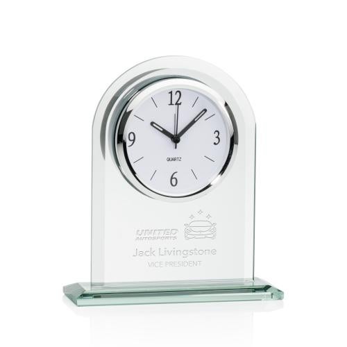 Corporate Recognition Gifts - Crystal Gifts - Springfield Clock