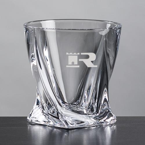 Corporate Recognition Gifts - Etched Barware - Bonham On-The-Rocks - 11oz