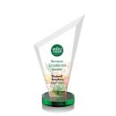 Condor Full Color Green Peak Crystal Award