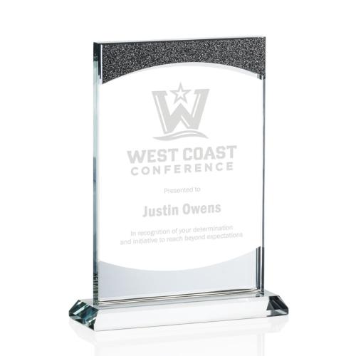 Corporate Awards - Crystal Awards - Claxton Rectangle Crystal Award