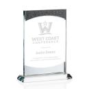 Claxton Rectangle Crystal Award