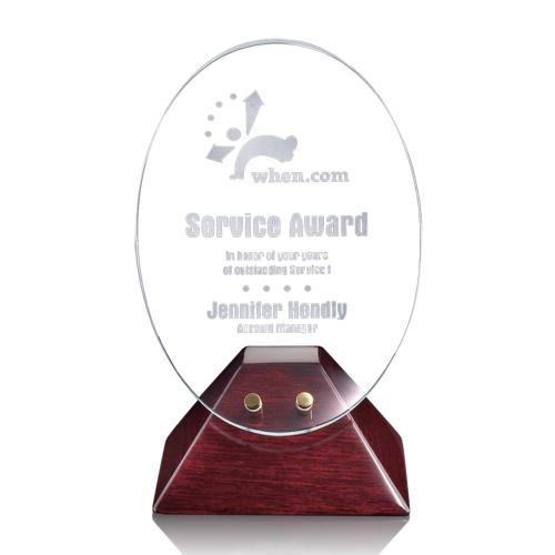 Corporate Awards - Metal Awards - Fresco Circle Crystal Award