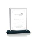 Denison Black on Bartlett Rectangle Crystal Award