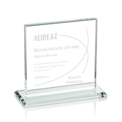 Corporate Awards - Crystal Awards - Sahara Clear Crystal Award