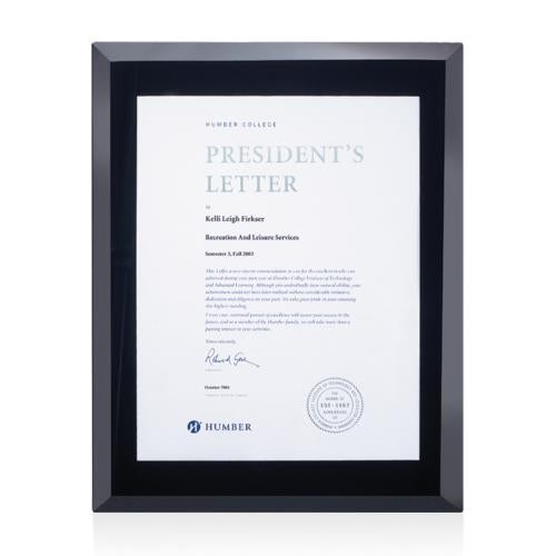 Corporate Awards - Certificate Frames - Avonlea Certificate Frame