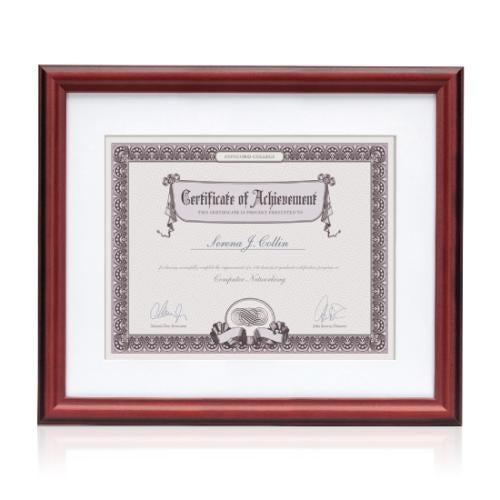 Corporate Awards - Certificate Frames - Montgomery Certificate Frame