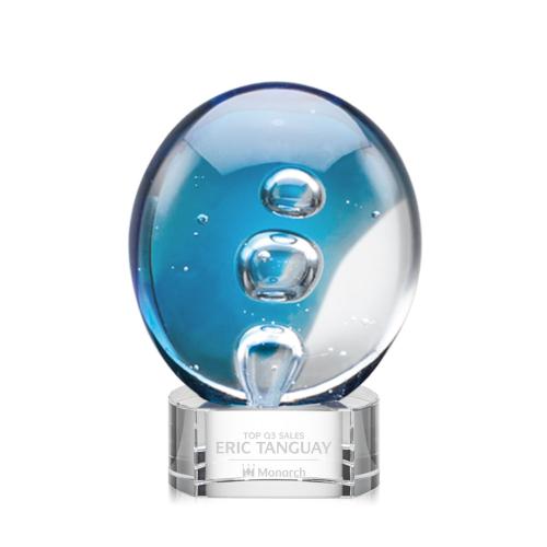 Corporate Awards - Modern Awards - Zoltan Circle on Paragon Base Glass Award