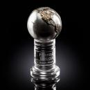 Continental Globe Spheres Crystal Award