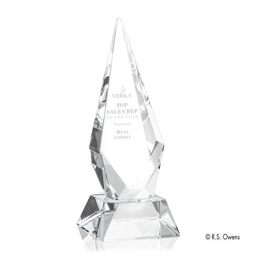 Corporate Awards - Glass Awards - Colored Glass Awards - Vector Crystal Award