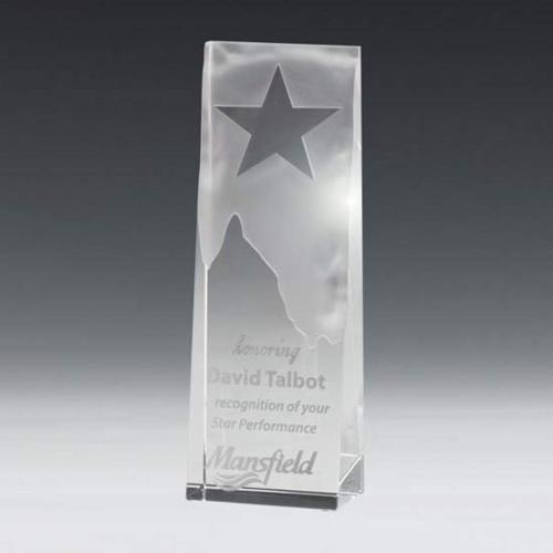 Corporate Awards - R.S. Owens - Star Obelisk Star Crystal Award