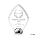 Diamond Hemisphere Laser Engraved Acrylic Award