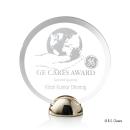 Discus Hemisphere Circle Acrylic Award