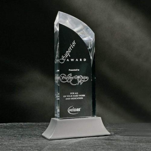 Corporate Awards - Acrylic Awards - Cascade Obelisk Acrylic Award