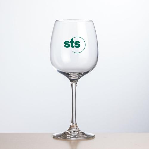 Corporate Recognition Gifts - Etched Barware - Wine Glasses - Danforth Wine - Imprinted