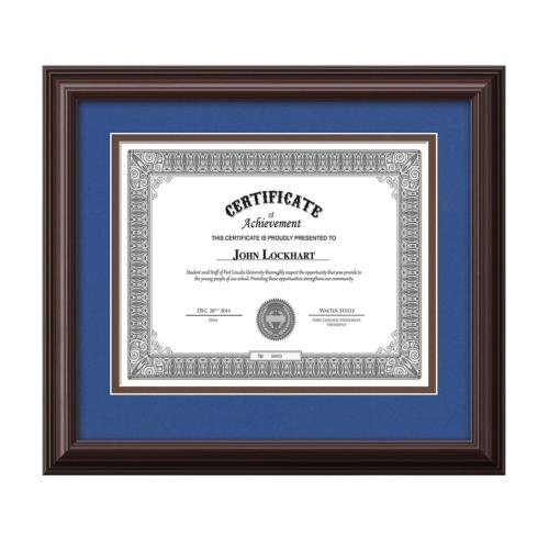 Corporate Recognition Gifts - Picture Frames - Cottingham - Mahogany