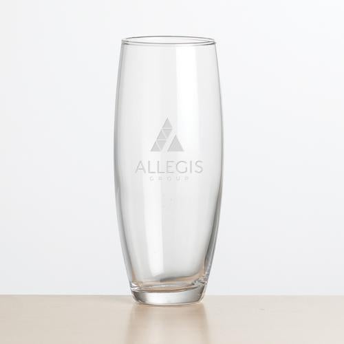 Corporate Recognition Gifts - Etched Barware - Stanford Stemless Flute - 9oz - Deep Etch