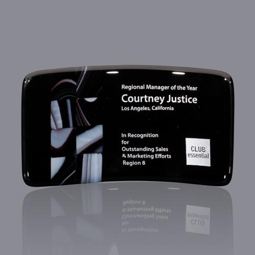 Corporate Awards - Modern Awards - Cadence Rectangle Glass Award