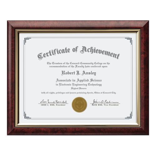 Corporate Awards - Certificate Frames - Trent Certificate  Frame