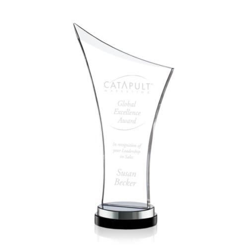 Corporate Awards - Sales Awards - Quarton Starfire Peak Crystal Award