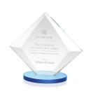 Teston Sky Blue Diamond Crystal Award