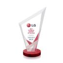 Condor Full Color Red Peak Crystal Award