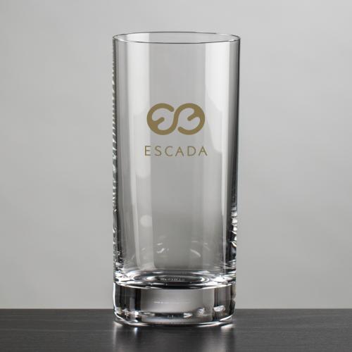 Corporate Recognition Gifts - Etched Barware - Dresden Hiball - Imprinted
