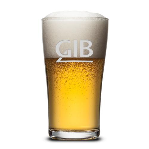 Corporate Recognition Gifts - Etched Barware - Caldecott Beer Taster - Deep Etch