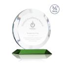 Gibralter Green  Circle Crystal Award