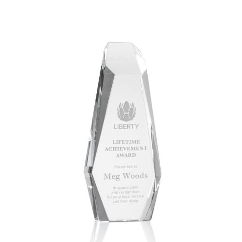 Corporate Awards - Crystal Awards - Crystal Pillar Awards - Rawlinson Obelisk Crystal Award