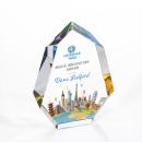 Norwood Full Color Prismatic Crystal Award