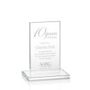 Heathrow Clear Rectangle Crystal Award