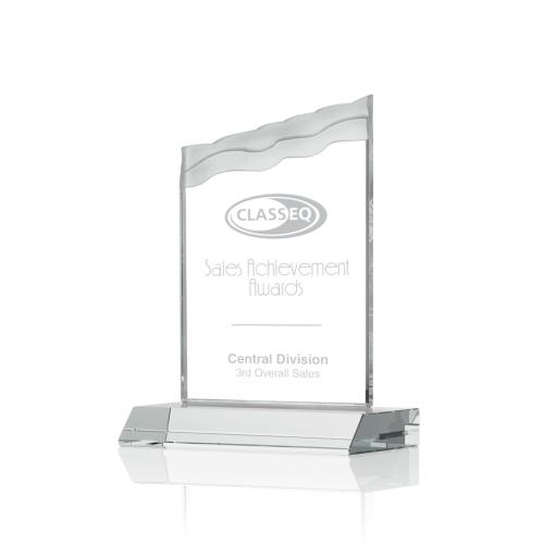 Corporate Awards - Sales Awards - Oakwood Clear Peak Crystal Award