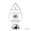 Contour Hemisphere Full Color Arch & Crescent Acrylic Award
