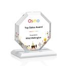 Leyland Full Color White Crystal Award