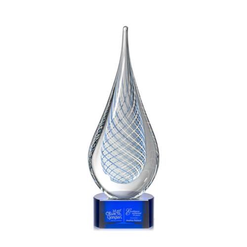 Corporate Awards - Modern Awards - Beasley Blue Glass Award