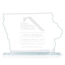 State Map  Iowa Abstract / Misc Glass Award