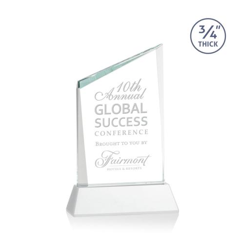 Corporate Awards - Sales Awards - Scarsdale White on Newhaven Peak Crystal Award