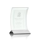 Dominga Jade/Silver Arch & Crescent Glass Award