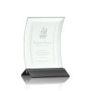 Dominga Jade/Black Arch & Crescent Glass Award