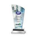 Hansen Full Color Black Peak Crystal Award