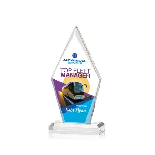 Corporate Awards - Budget Awards & Trophies - Palmer Full Color Diamond Acrylic Award