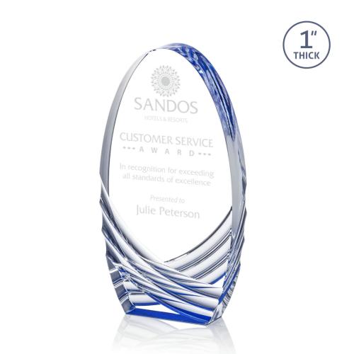 Corporate Awards - Budget Awards & Trophies - Westbury Blue Circle Acrylic Award