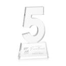 Milestone Number Acrylic Award