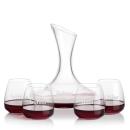 Madagascar Carafe & Hogarth Stemless Wine