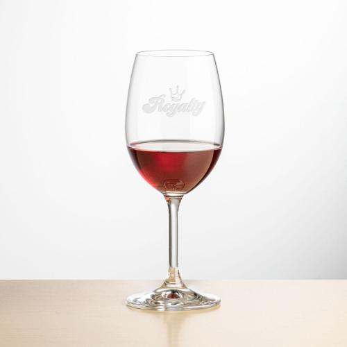 Corporate Recognition Gifts - Etched Barware - Wine Glasses - Townsend Wine - Deep Etch