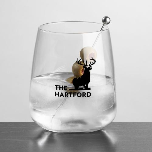 Corporate Recognition Gifts - Etched Barware - Dunhill OTR - Imprinted