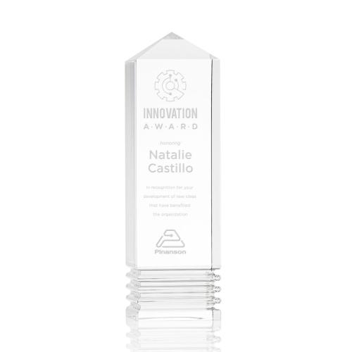 Corporate Awards - Budget Awards & Trophies - Rosedale Obelisk Acrylic Award