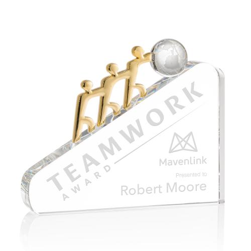 Corporate Awards - Sales Awards - Synergy Abstract / Misc Crystal Award